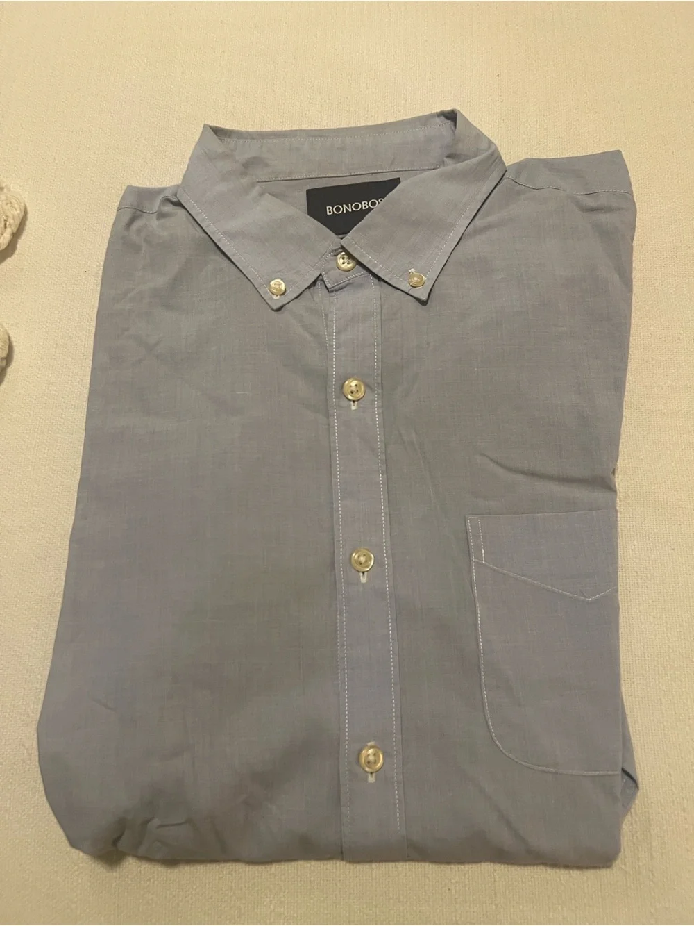 2 Men’s BONOBOS long sleeve shirts size M SLIM FIT. Price is for both - Picture 3 of 9